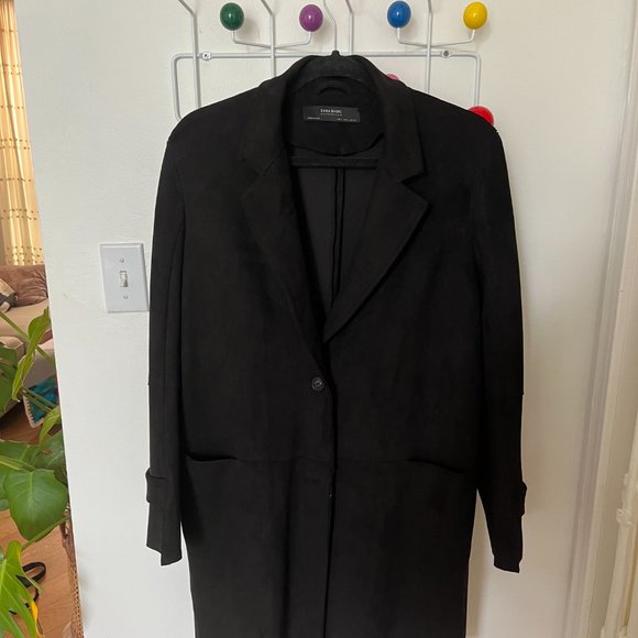 Zara 70s Style Suede coat - Picture 2 of 6